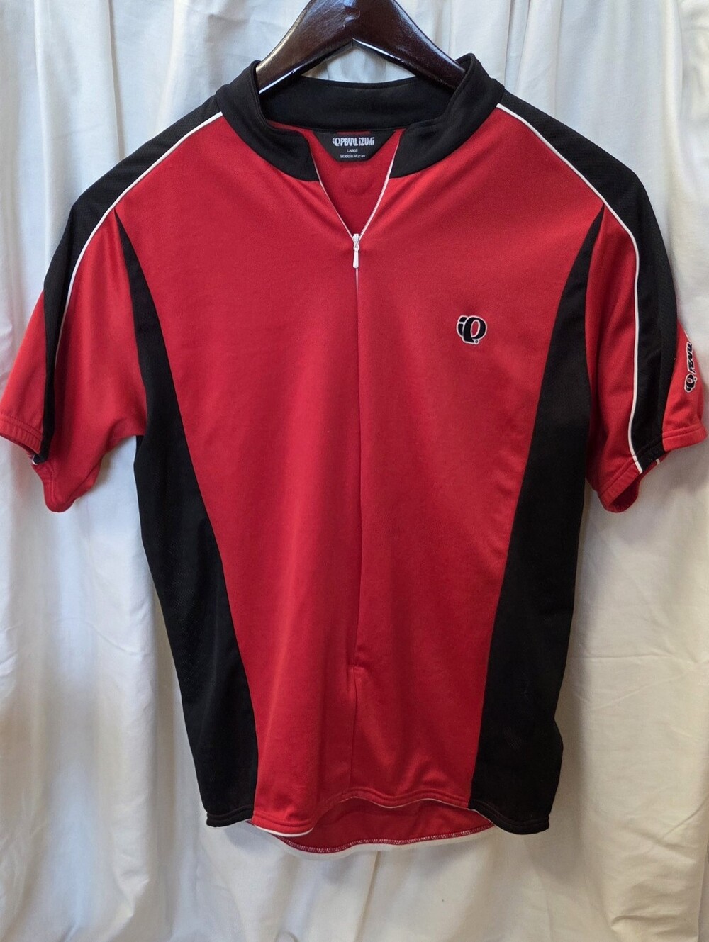 Pearl Izumi Red and Black Short-Sleeve Cycling Jersey